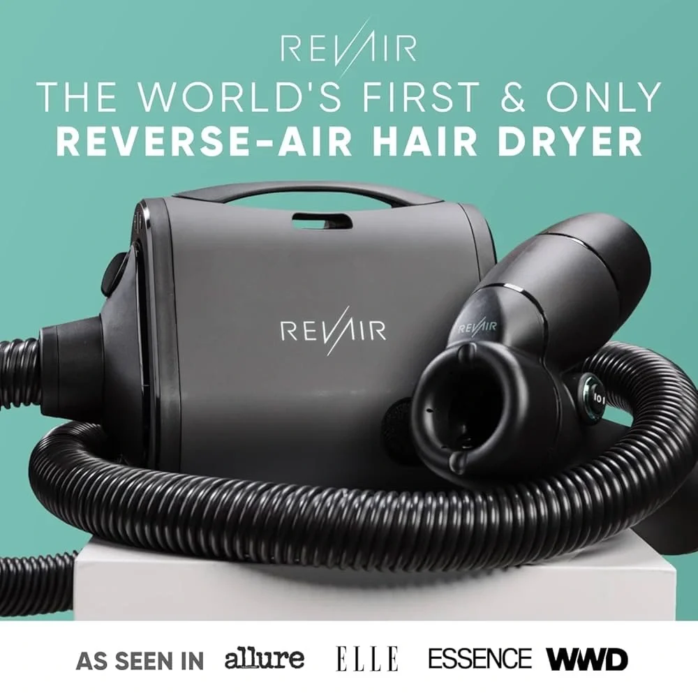 Black Reverse-Air Hair Dryer - Picture 1 of 2